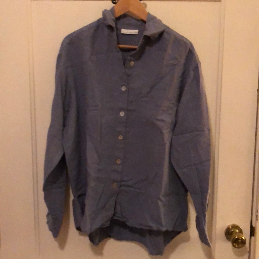 Bryn Walker long-sleeved, collared  linen shirt